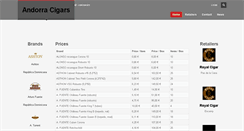 Desktop Screenshot of andorracigars.com